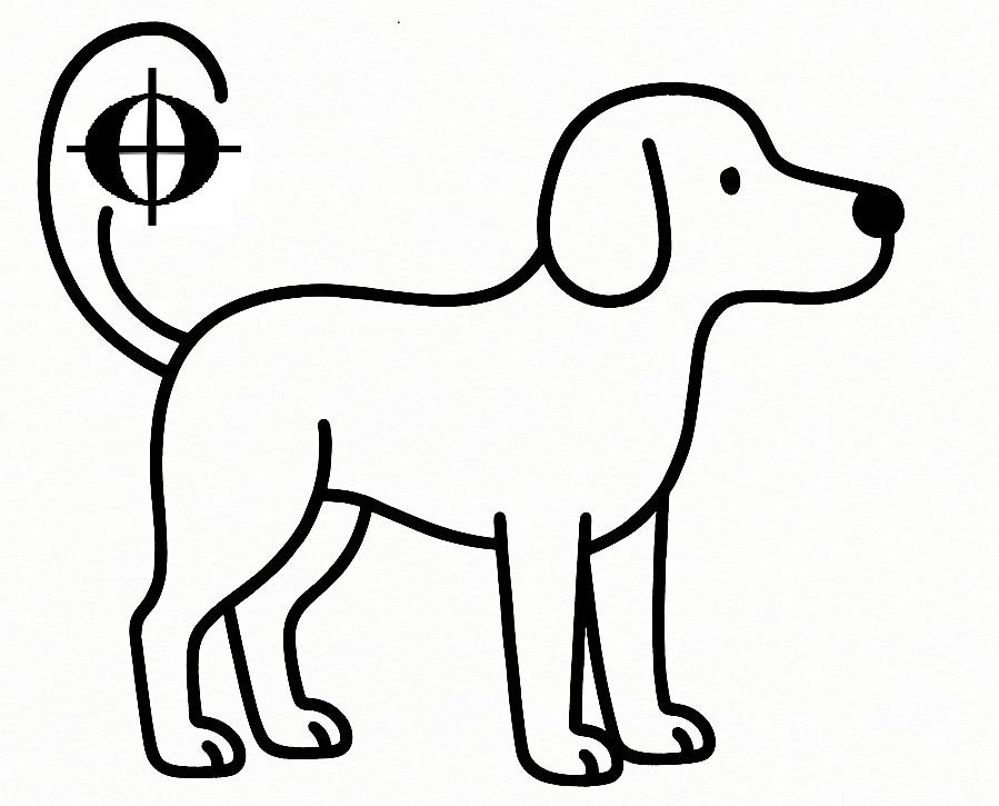 Fraszka 2/21 z tematu Do właścicieli czworonogów - ilustracja