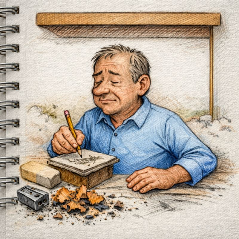 Fraszka 42/44 z tematu O innych ułomnościach - ilustracja