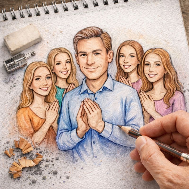 Fraszka 13/13 z tematu O próżności - ilustracja