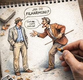 Fraszka 22/37 z tematu O wulgaryzmach - ilustracja