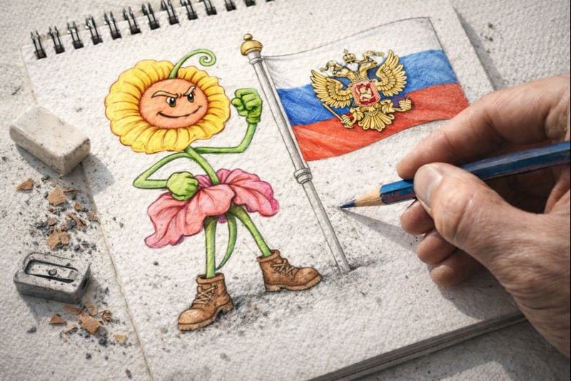 Fraszka 55/68 z tematu Zabawa w słówka - ilustracja