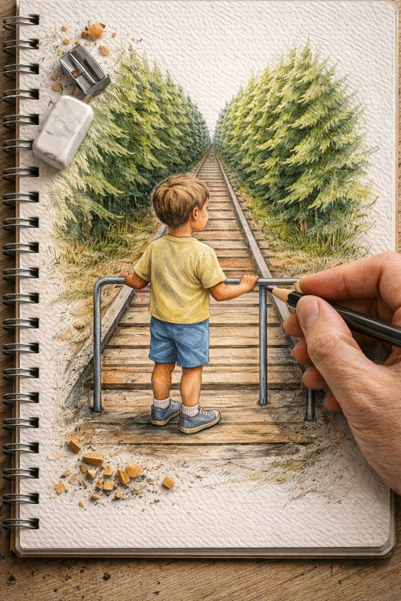 Fraszka 21/23 z tematu Do podróżnika - ilustracja