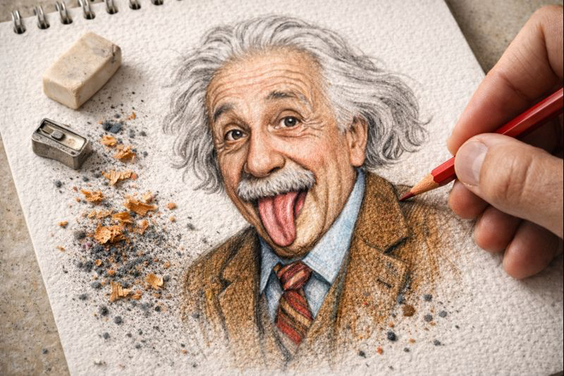 Fraszka 2/67 z tematu O nauce i technice - ilustracja