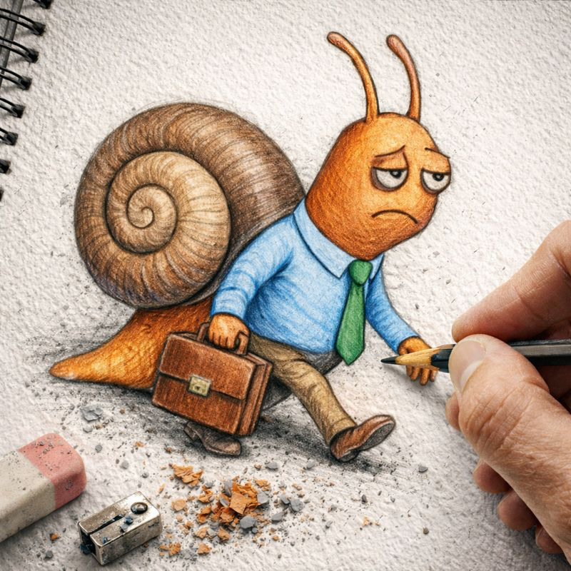 Fraszka 13/67 z tematu O nauce i technice - ilustracja