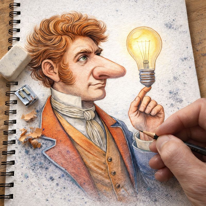 Fraszka 49/67 z tematu O nauce i technice - ilustracja