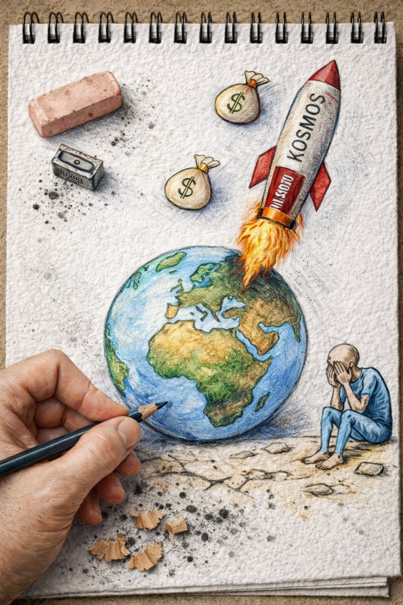 Fraszka 60/67 z tematu O nauce i technice - ilustracja