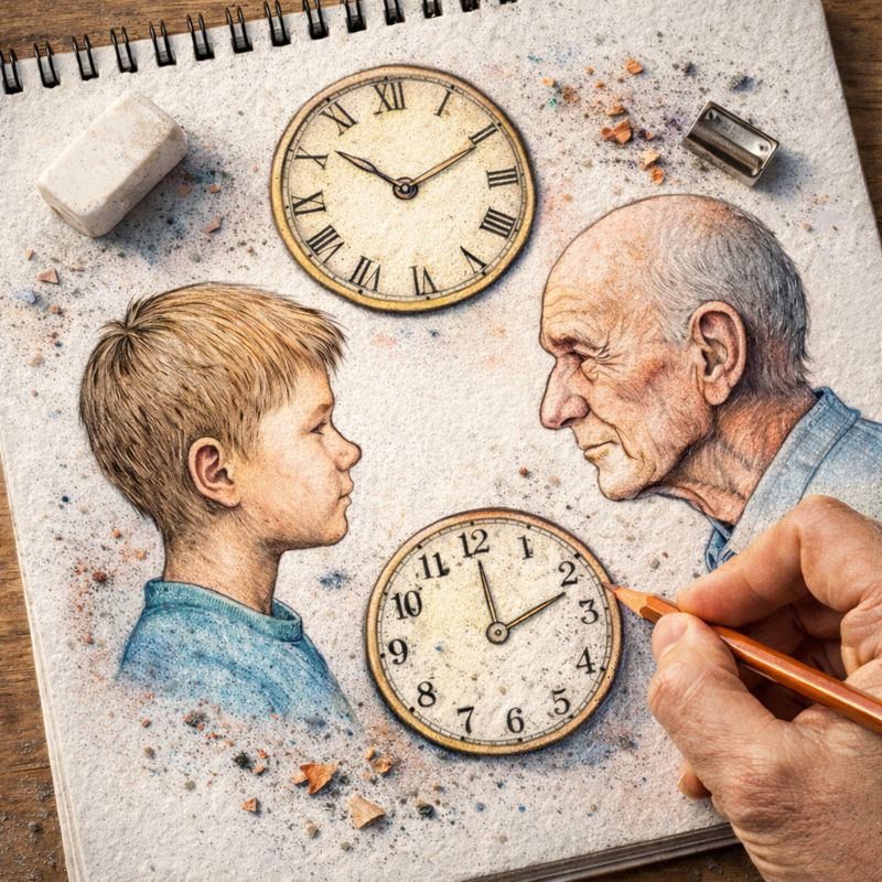 Fraszka 44/80 z tematu O starości - ilustracja