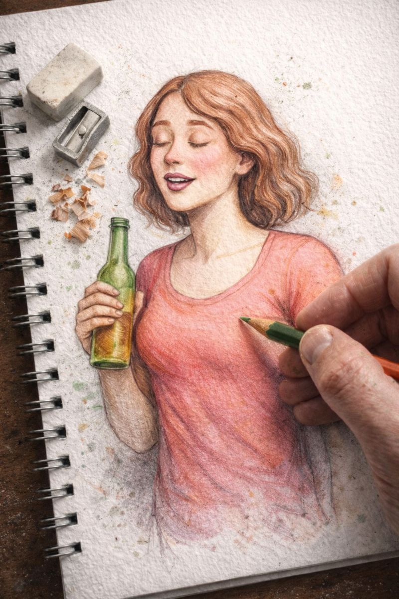 Fraszka 40/45 z tematu O trunkach - ilustracja