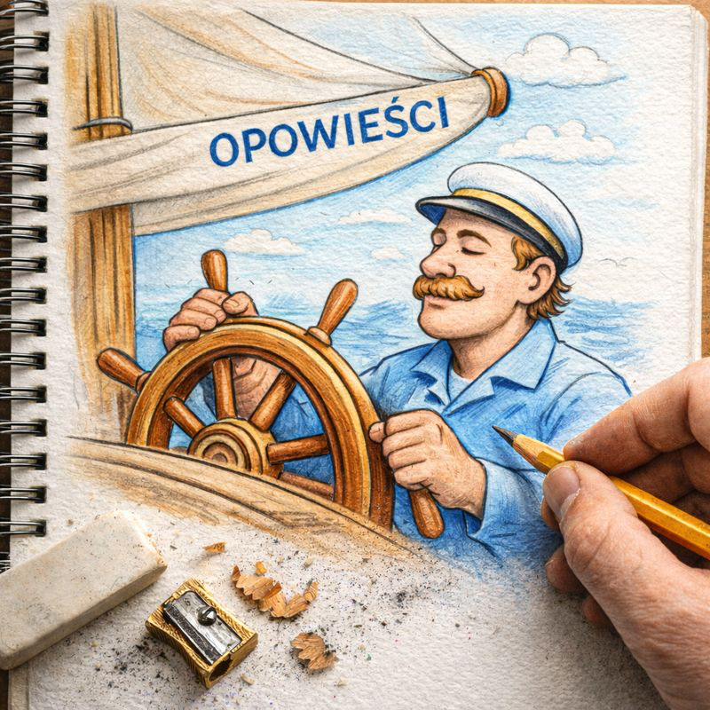 Fraszka 6/13 z tematu Do żeglarzy - ilustracja