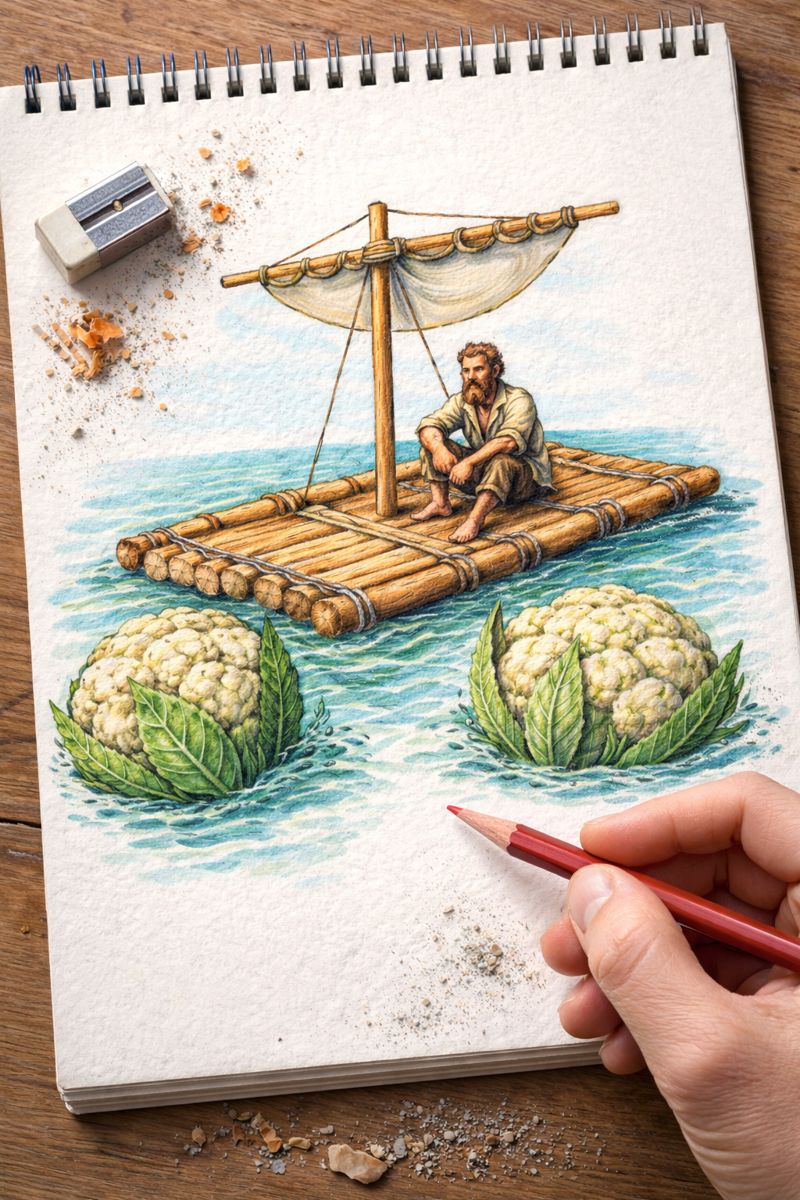 Fraszka 8/13 z tematu Do żeglarzy - ilustracja