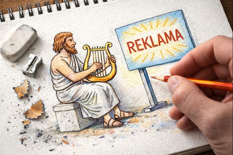 Fraszka 4/16 z tematu O ciszy i hałasie - ilustracja