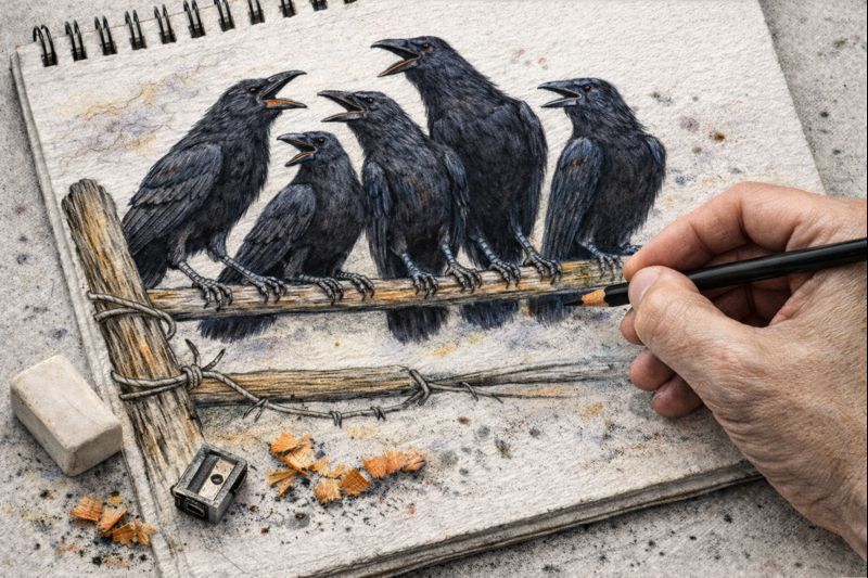 Fraszka 19/34 z tematu O dyskusjach - ilustracja