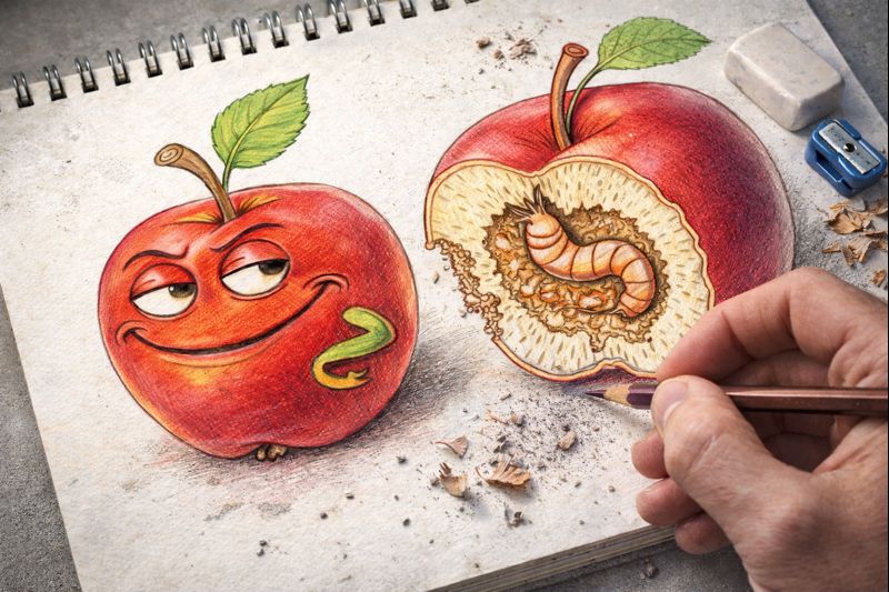 Fraszka 13/47 z tematu O kulinariach - ilustracja