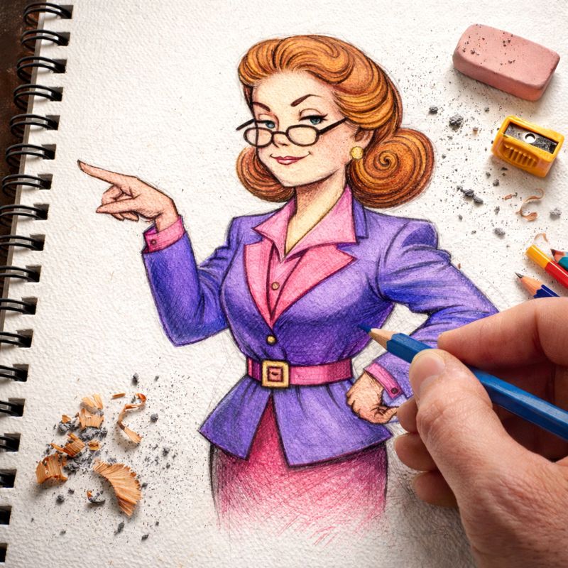 Fraszka 16/25 z tematu O łapie - ilustracja