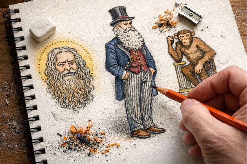 Fraszka 8/14 z tematu Do agnostyka - ilustracja