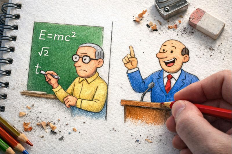 Fraszka 7/37 z tematu Do polityków - ilustracja