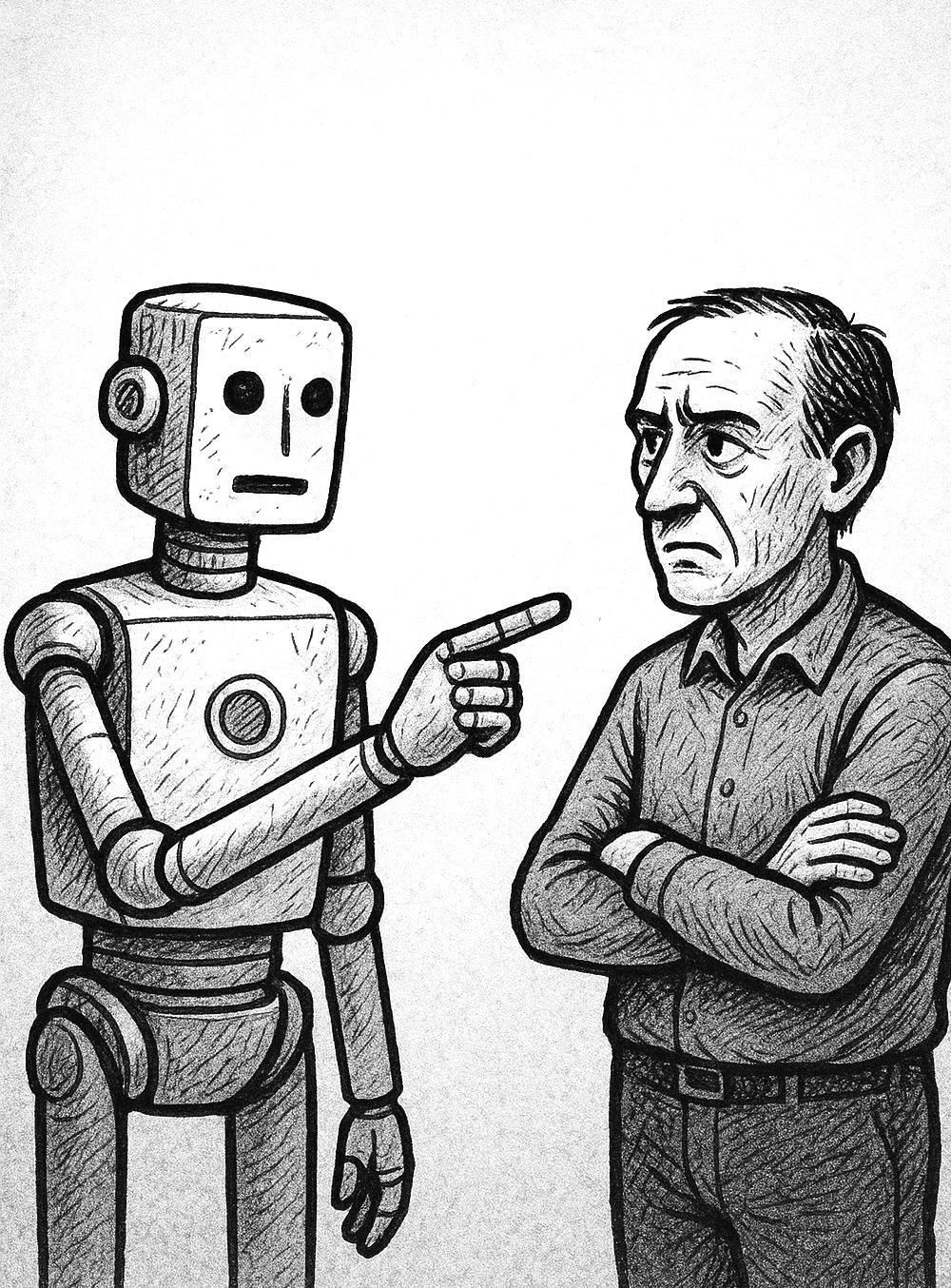 Fraszka 38/54 z tematu Dobro i zło - ilustracja