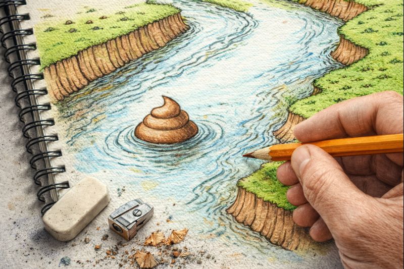 Fraszka 10/28 z tematu O głównym nurcie - ilustracja