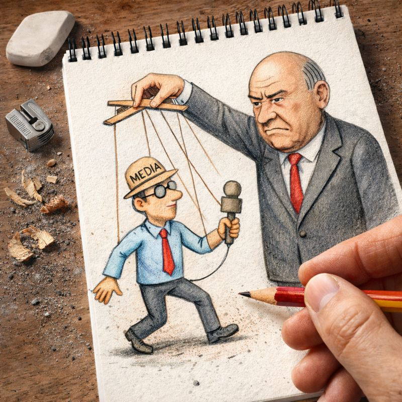 Fraszka 15/32 z tematu O mediach - ilustracja