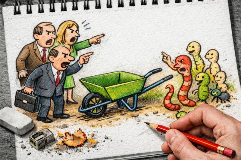 Fraszka 11/16 z tematu O wyborach - ilustracja