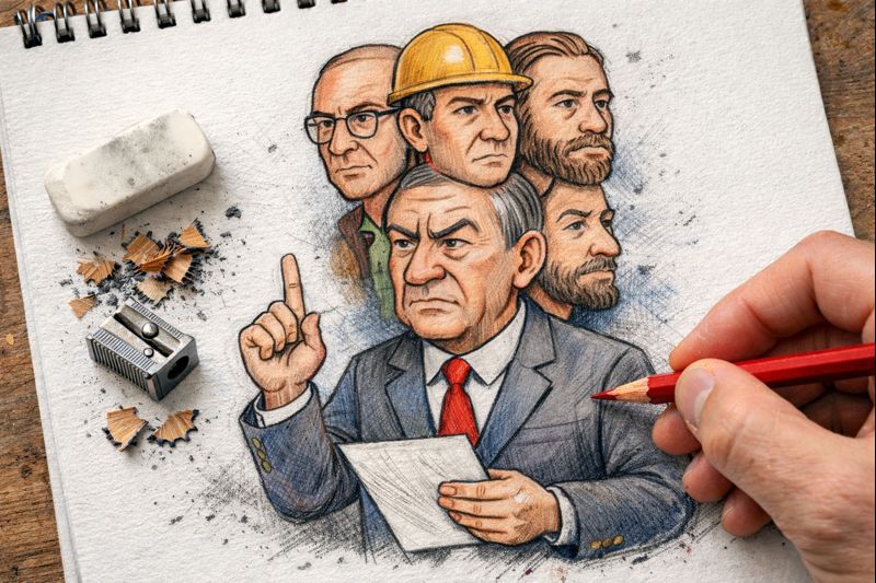 Fraszka 14/16 z tematu O wyborach - ilustracja