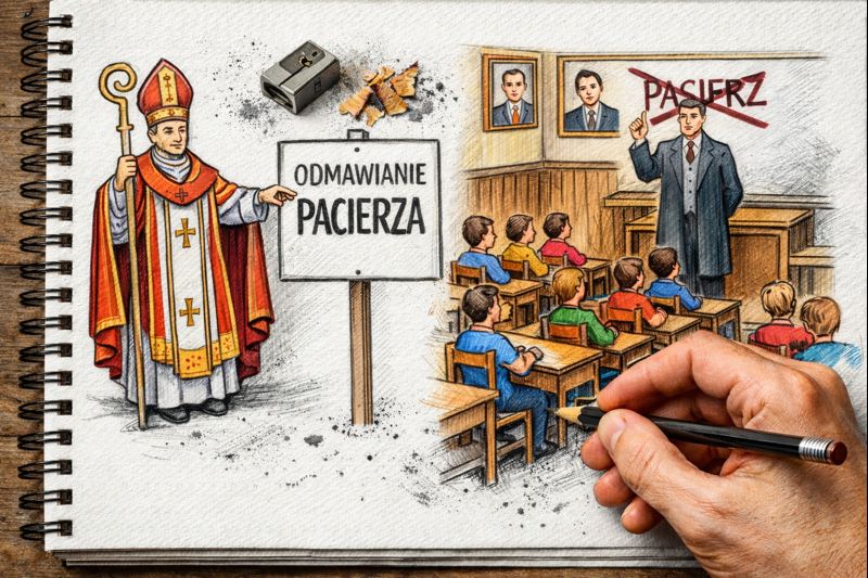 Fraszka 7/51 z tematu Wspomnienia z PRL-u - ilustracja