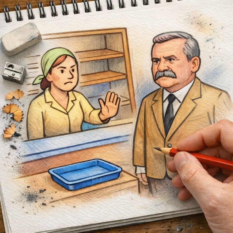 Fraszka 35/51 z tematu Wspomnienia z PRL-u - ilustracja